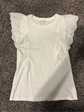 J. Crew White Crewneck Tank